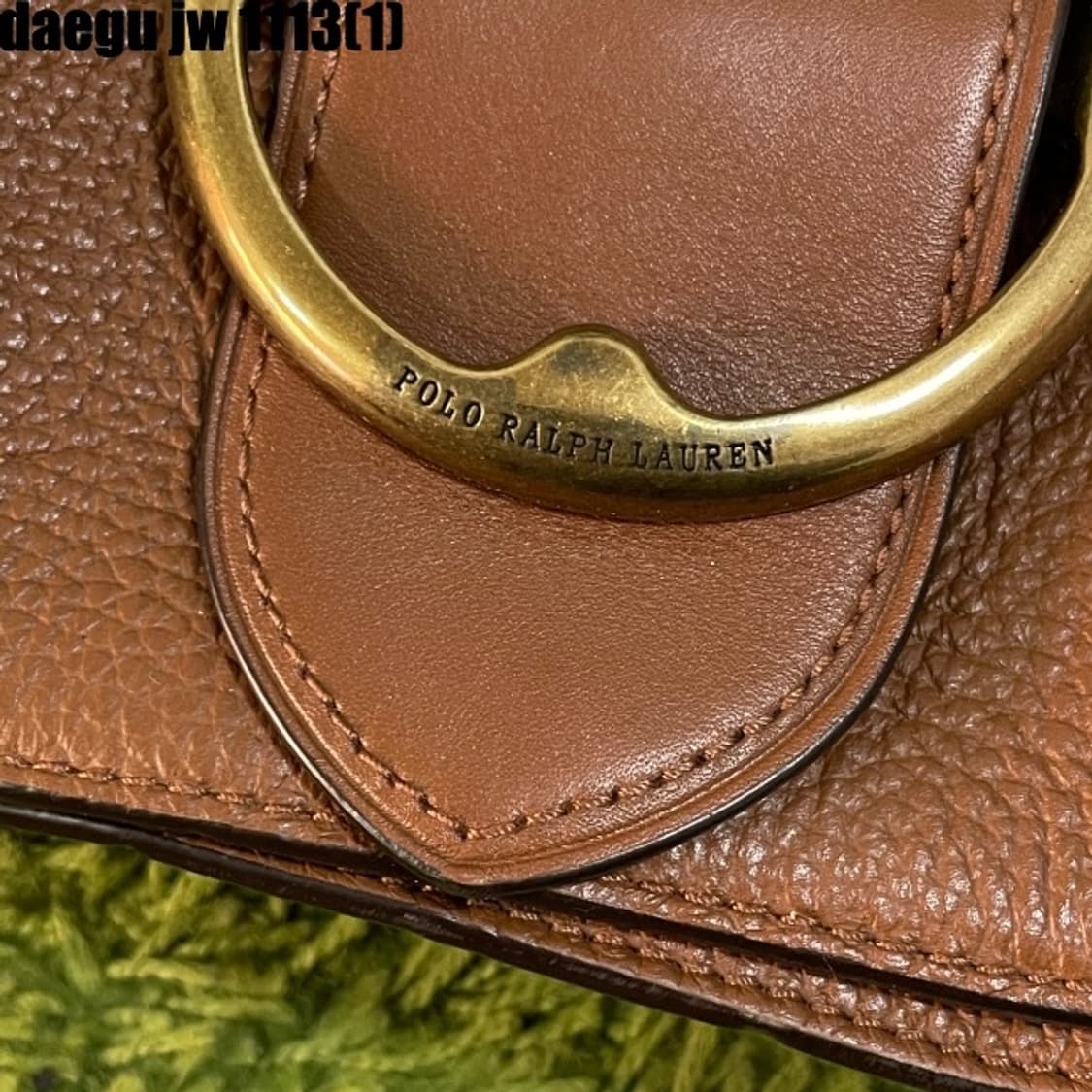 폴로 랄프로렌 페블 레더 레녹스 가방 상품이미지3