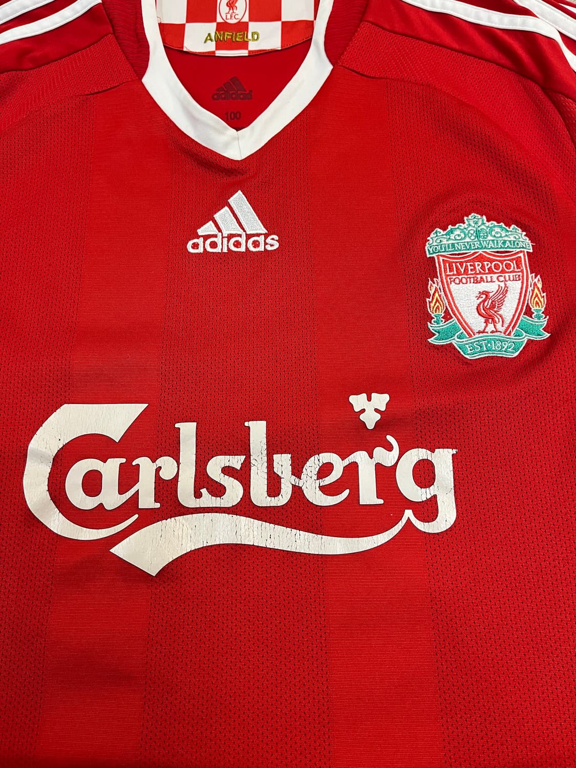 아디다스 리버풀 08-10 유니폼 져지 레드 100 #csz2694 상품이미지5