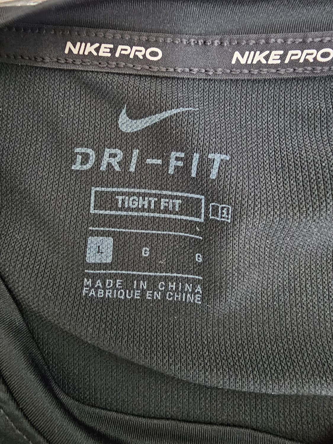 나이키 프로 드라이핏 반팔티셔츠 L 상품이미지3