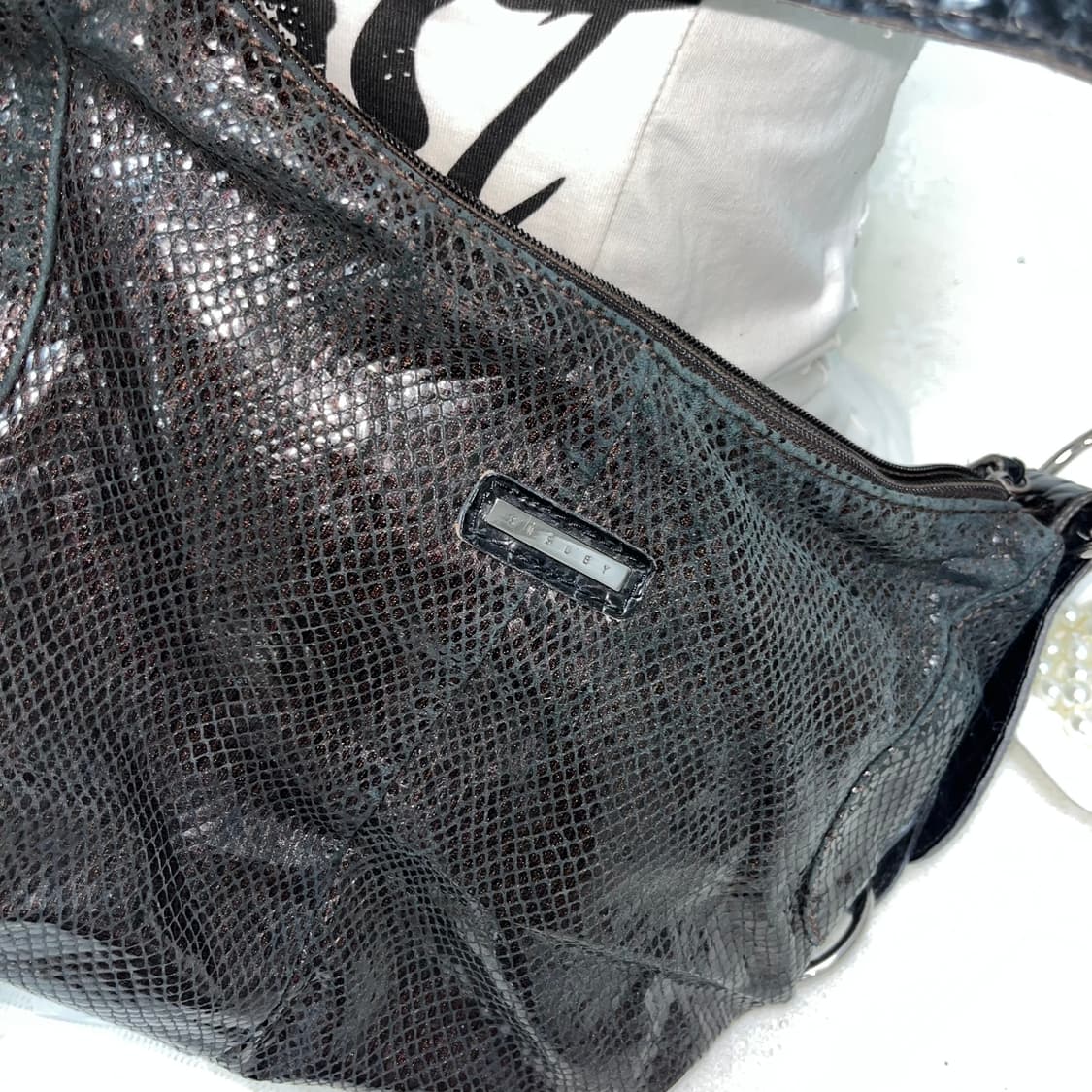 빈티지 파에톤 글로시 숄더백 상품이미지4