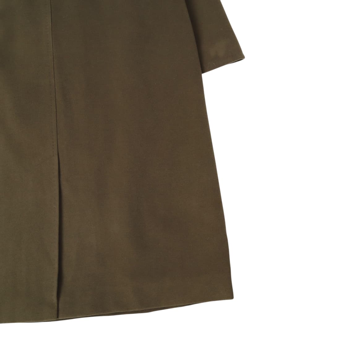 막스마라 카키 라펠카라 울 롱 코트 상품이미지7