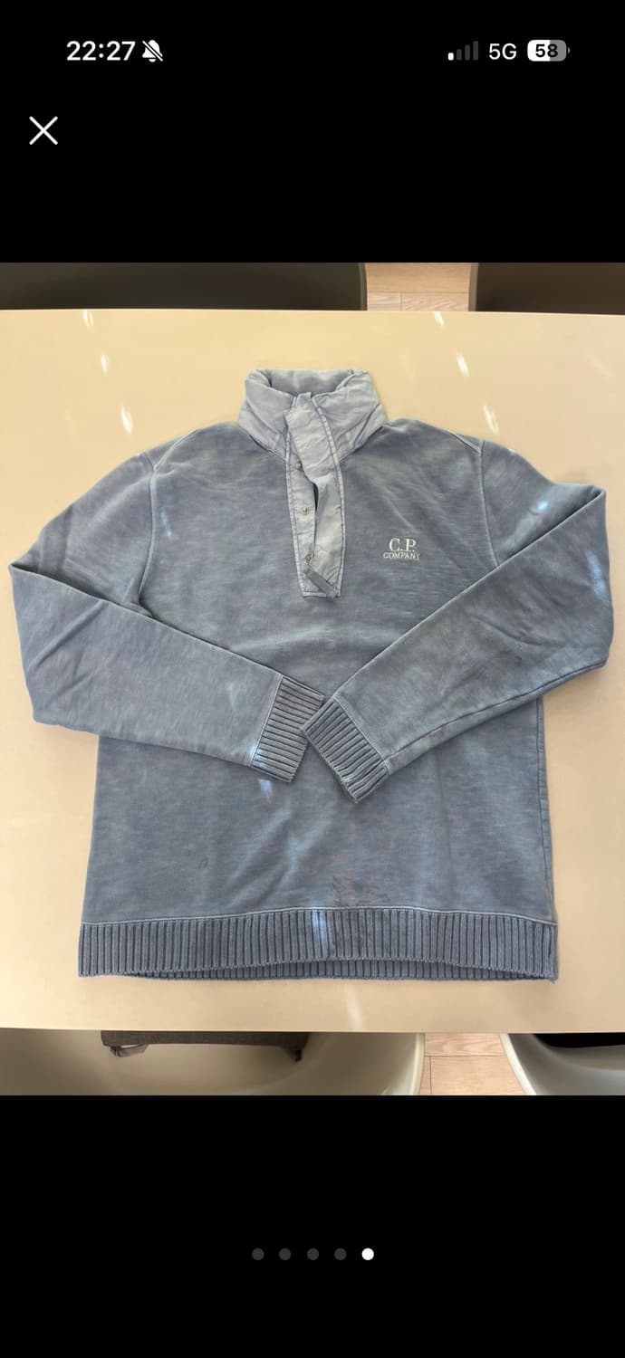 100) C.P. Company 하프 집업 남성 니트 상품이미지5