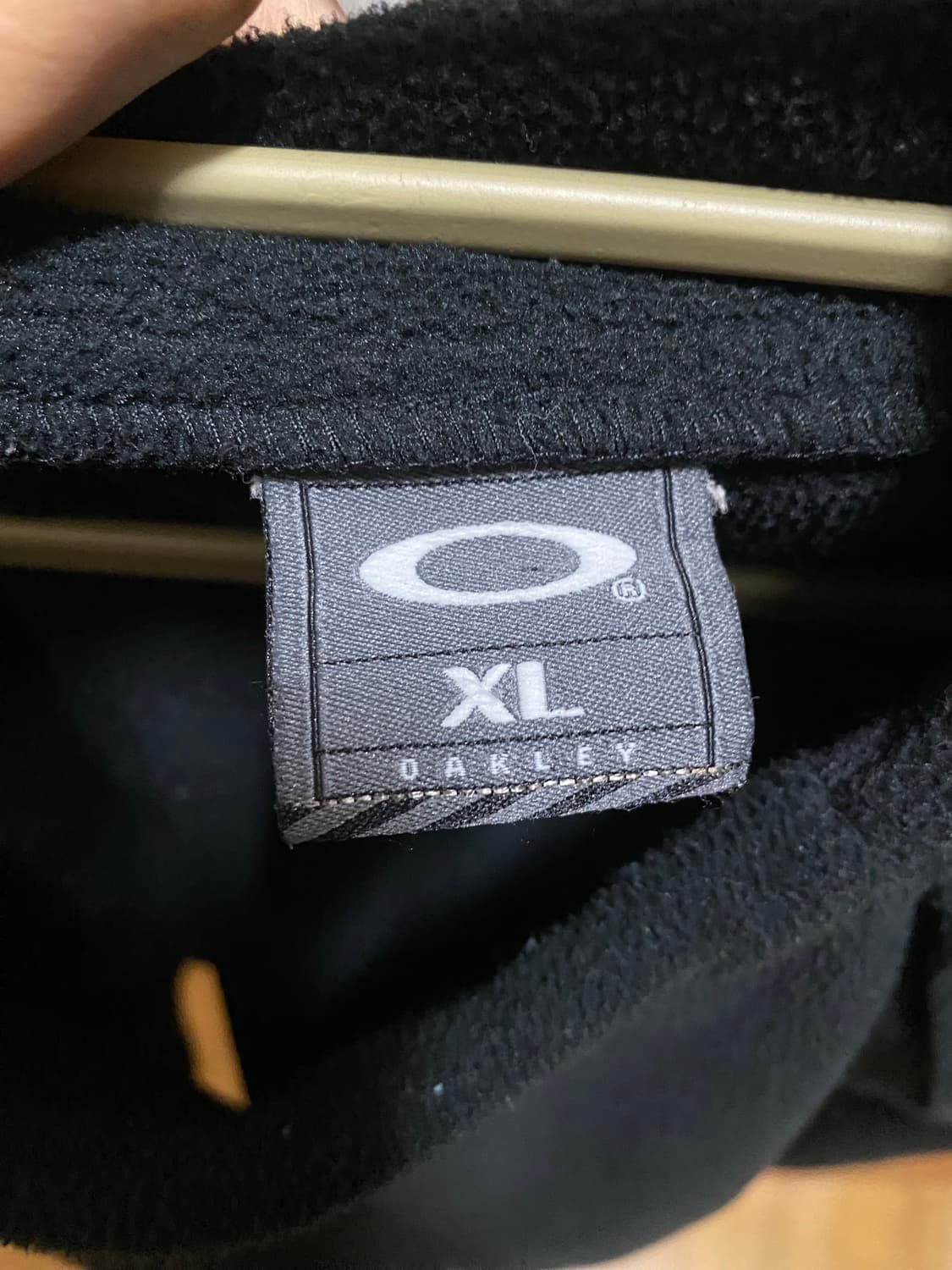 (XL)00s 오클리 아카이브 플리스 후리스 후드 블랙 상품이미지3