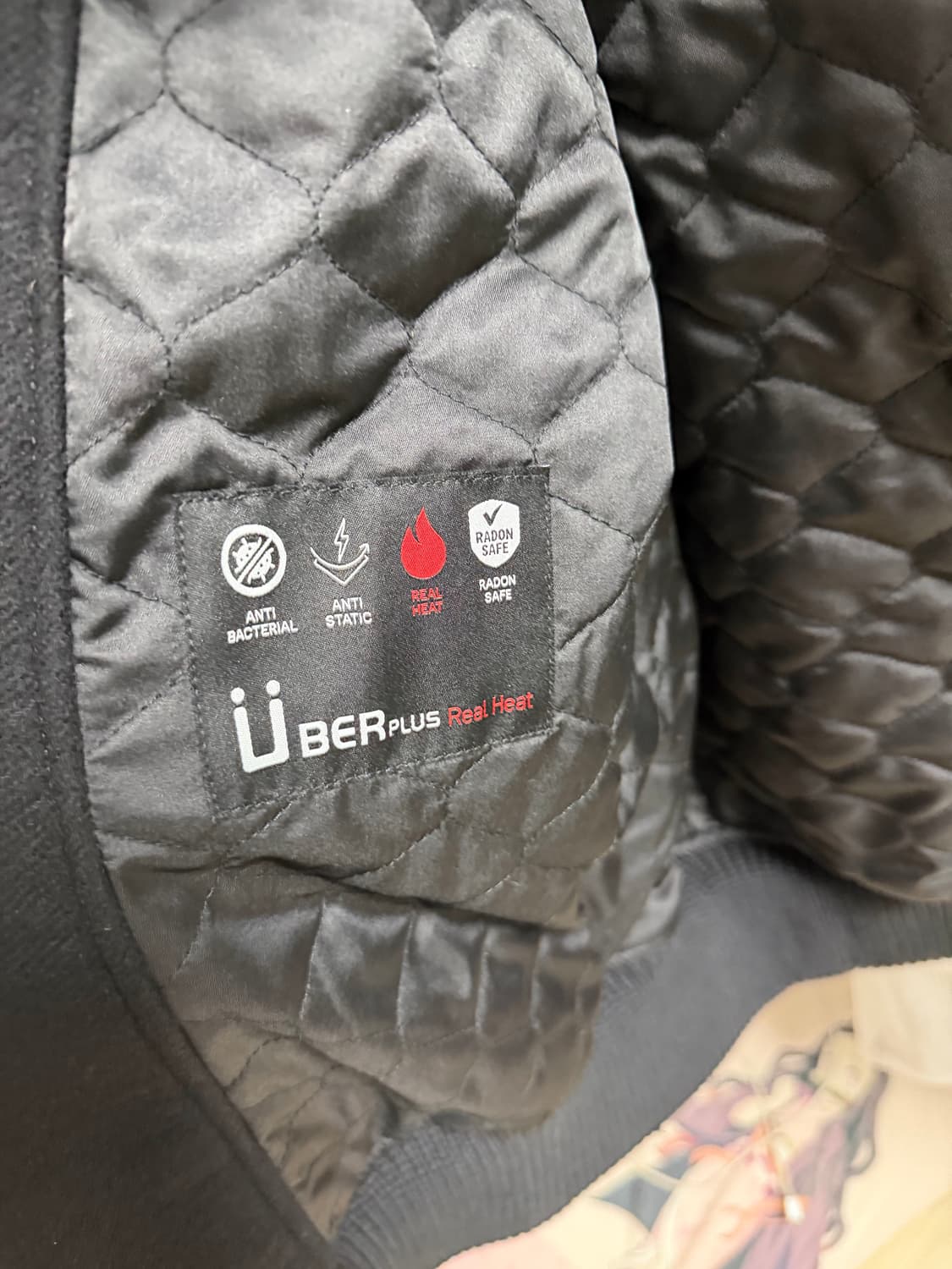 넌블랭크 니트 칼라 울블렌드 숏자켓 블랙 L 상품이미지6