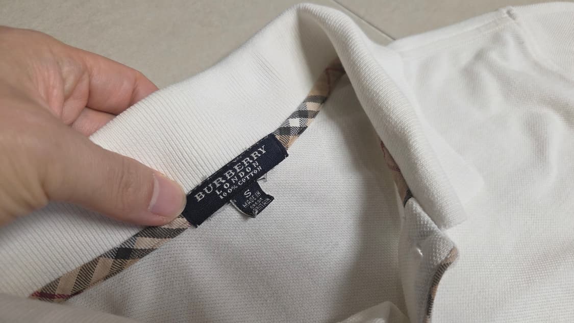 버버리 노바체크 PK 긴팔 티셔츠  상품이미지4