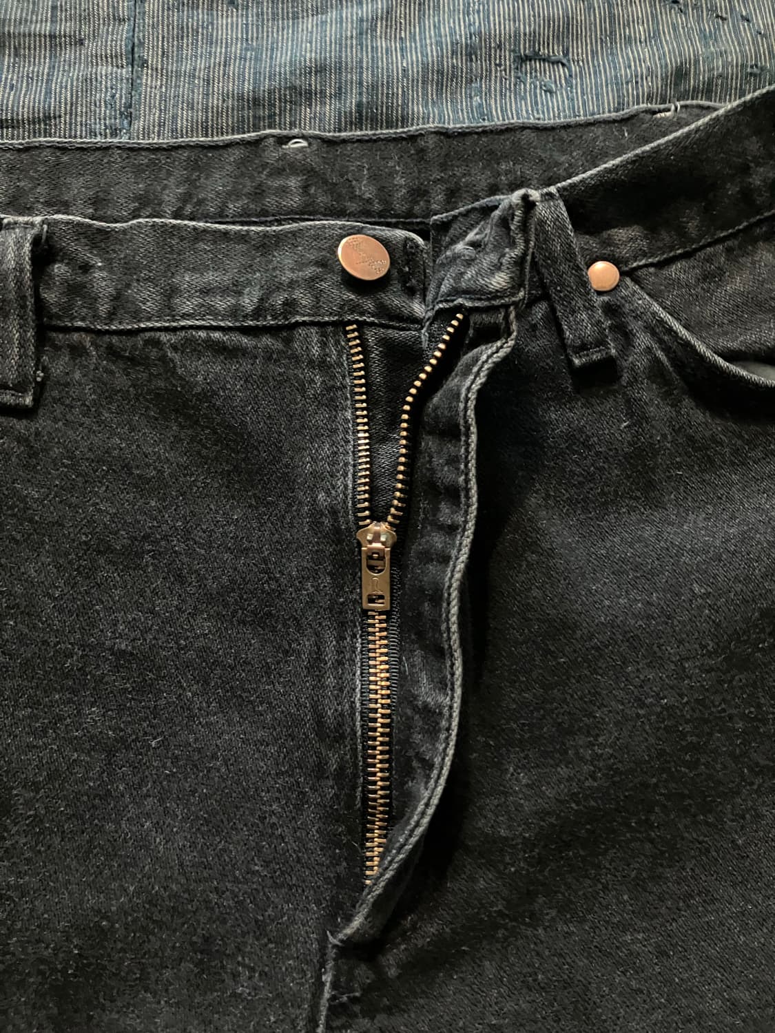 🇺🇸 90s USA 빈티지 랭글러 936WBK 블랙 데님 팬츠 상품이미지7