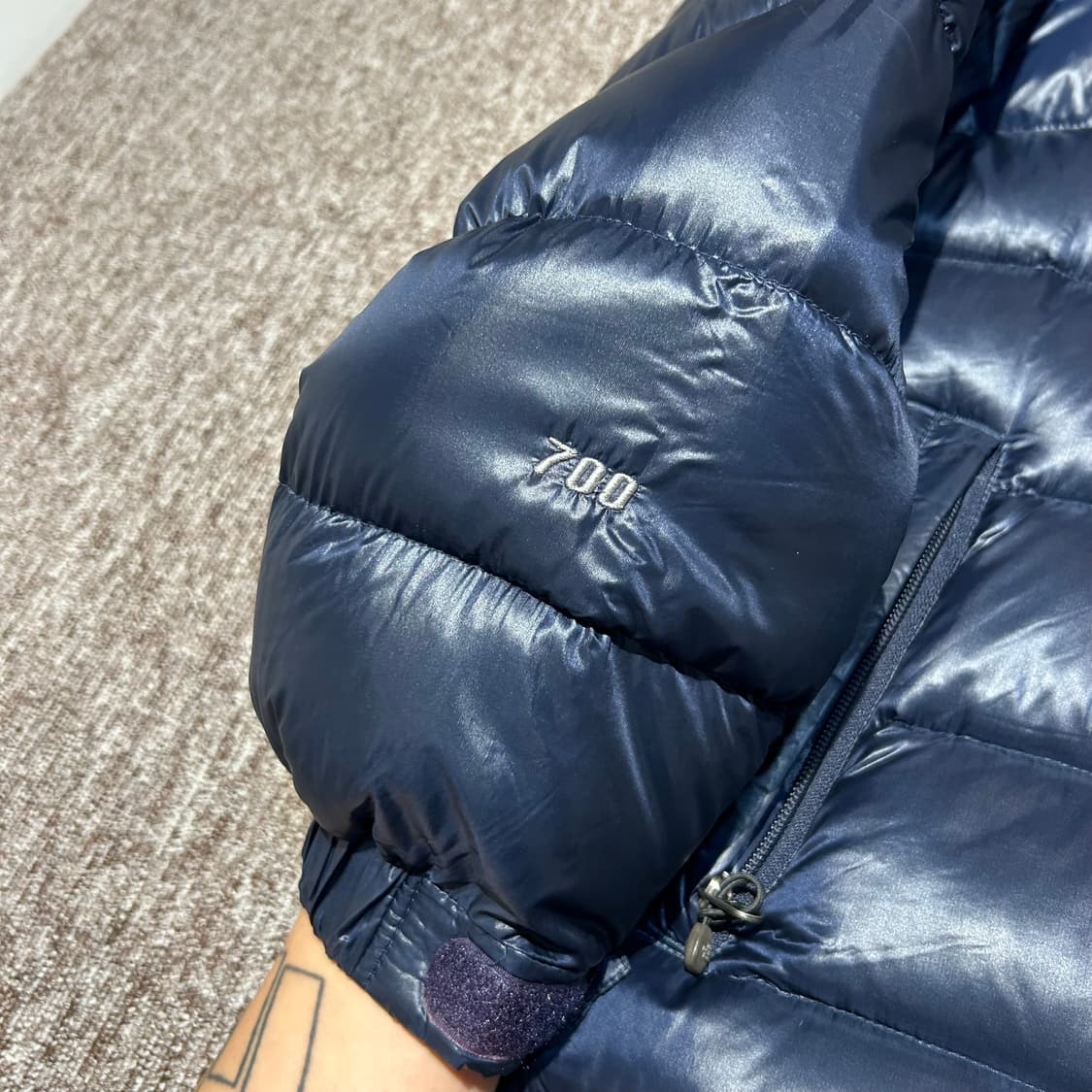 M) 노스페이스 700 구스다운 퍼텍스 경량 패딩 점퍼 상품이미지3