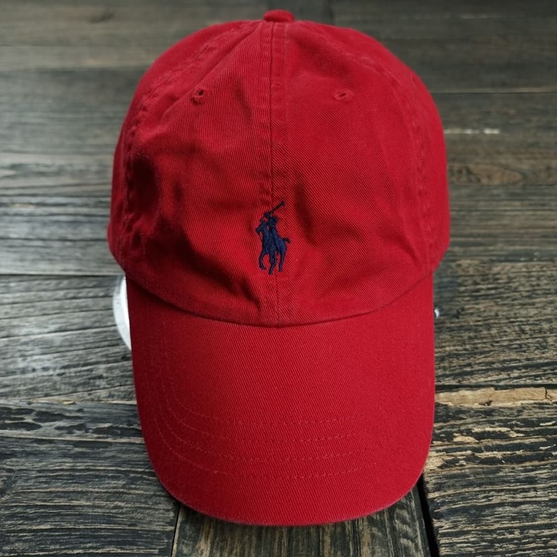 [폴로 랄프로렌] 포니 로고 자수 볼캡 레드 M19406 상품이미지2