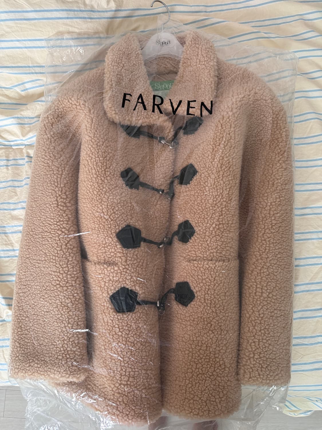 시눈 Sinoon 베이지 무스탕 코트 프리사이즈 상품이미지8