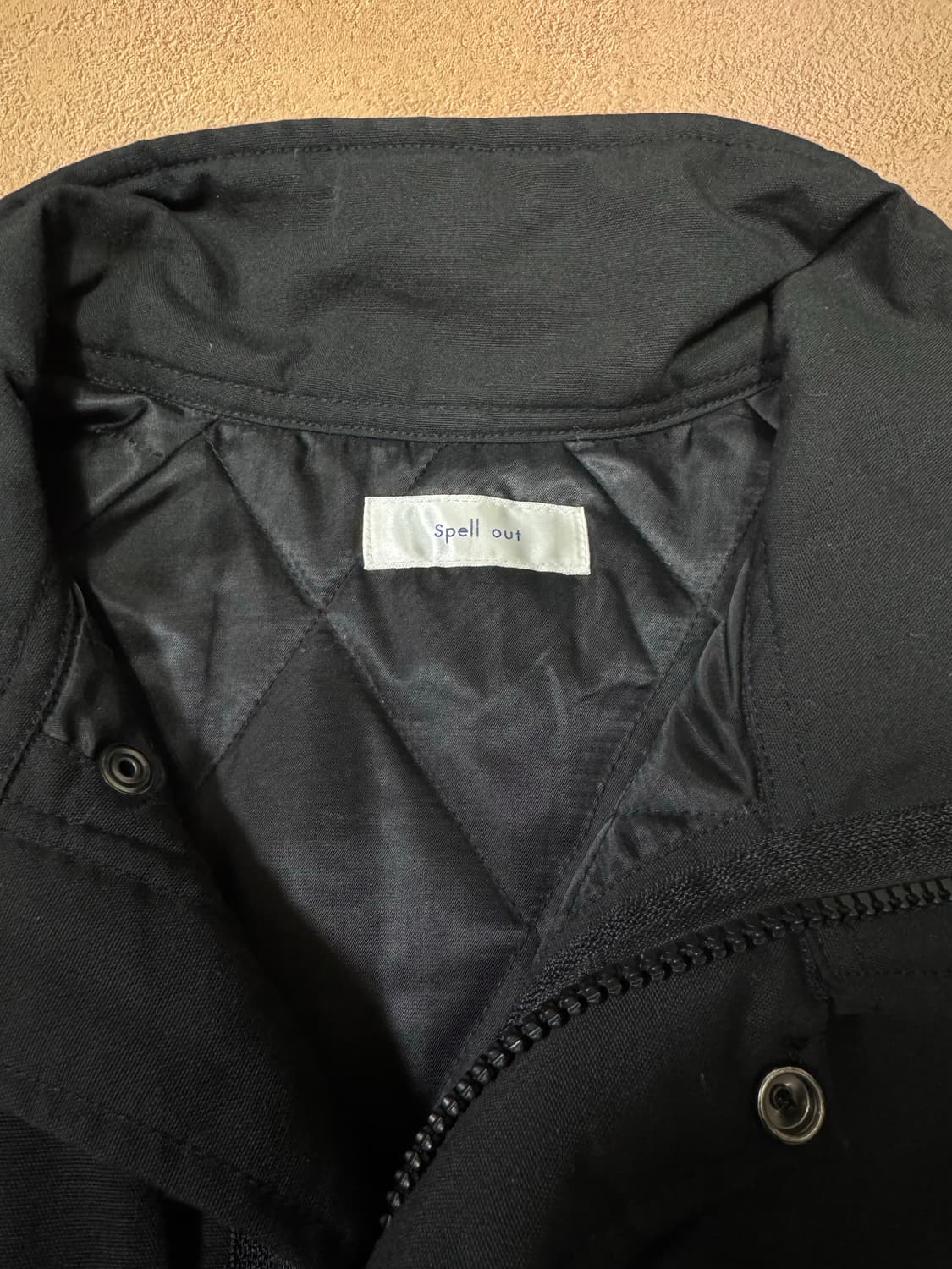  (바배) 남성 블랙 누빔 패딩 상품이미지4