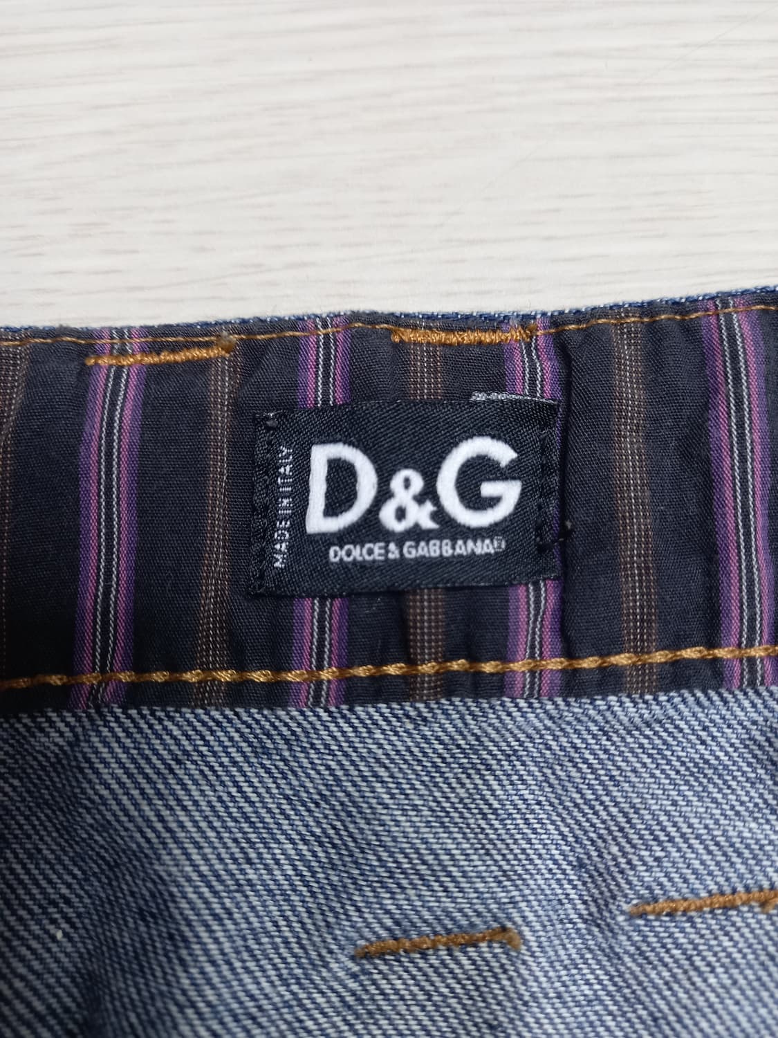 40 DOLCE&GABBANA 데미지워싱 커팅 반바지 40-35 상품이미지6