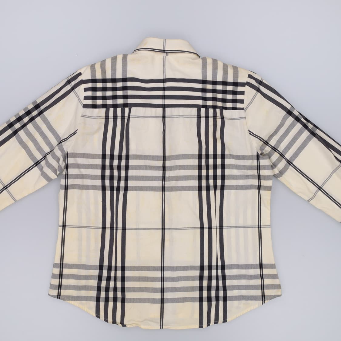 L 빈티지 노바체크 셔츠(전체오염) 0401H1 상품이미지3