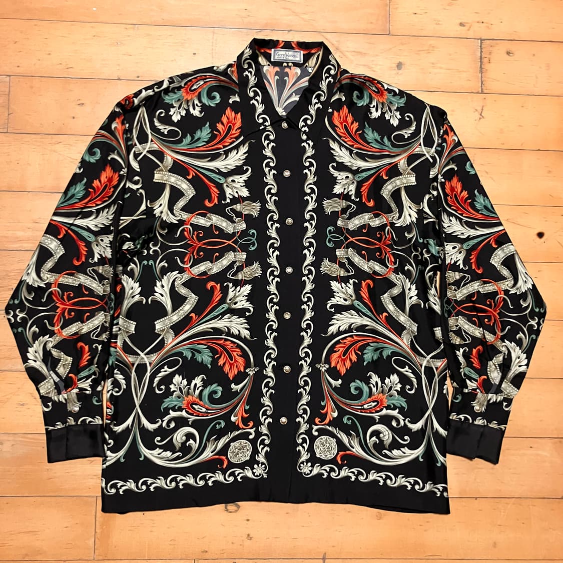 Gianni Versace 베르사체 블랙 아칸서스 바로크 셔츠 105 상품이미지2