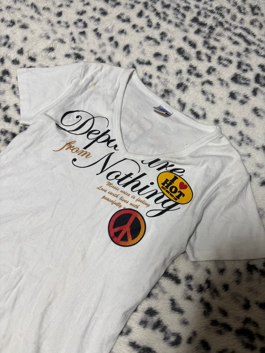 “Unknown” Y2K Mood Print Tee 상품이미지2
