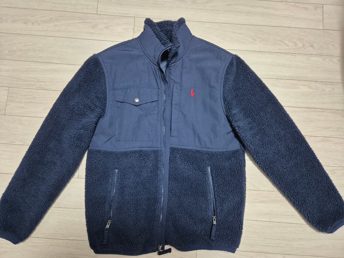 폴로 네이비 집업 후리스 상품이미지1