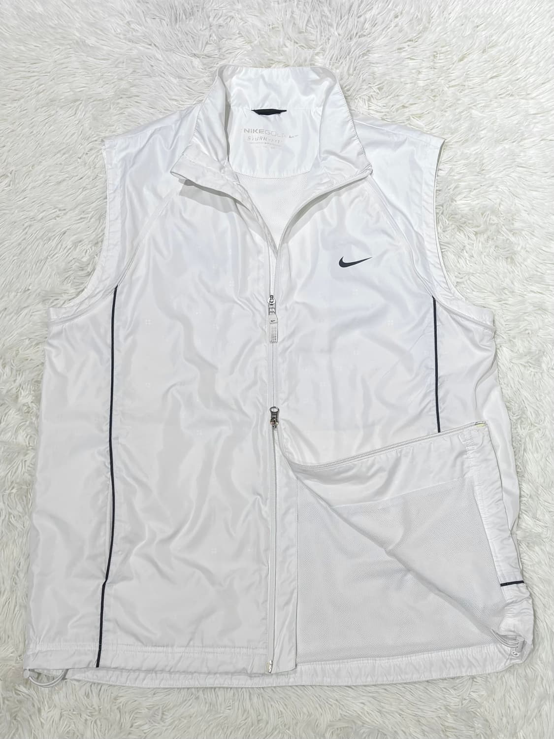 나이키 골프 화이트 투웨이 바람막이 상품이미지8