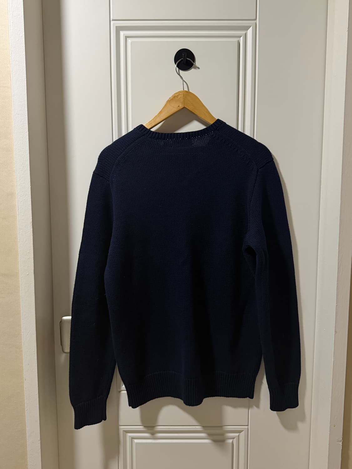 폴로 랄프로렌 RL 인타르시아 코튼니트 네이비 M 상품이미지3