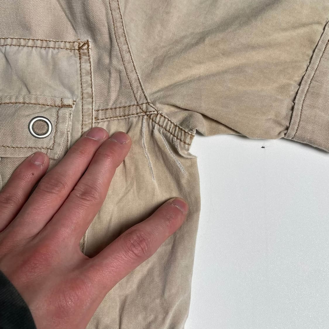 Avirex 카고 밀리터리 집업 셔츠 상품이미지10