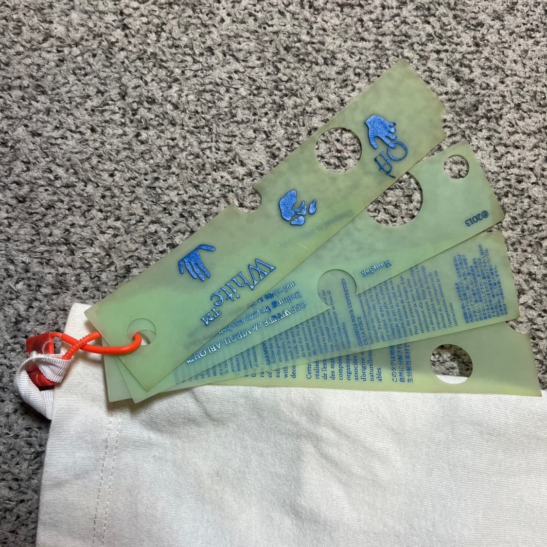 오프 화이트 파스칼 애로우 반팔 티셔츠 상품이미지5