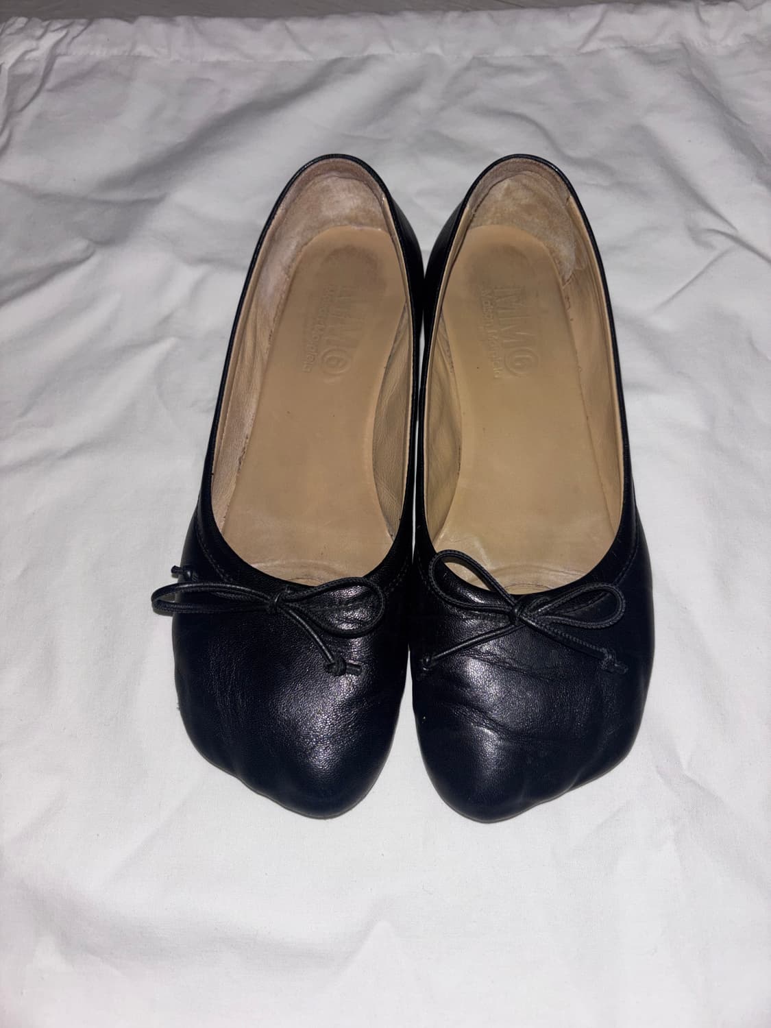 MM6 메종 마르지엘라 아나토믹 발레 플랫 블랙 상품이미지1