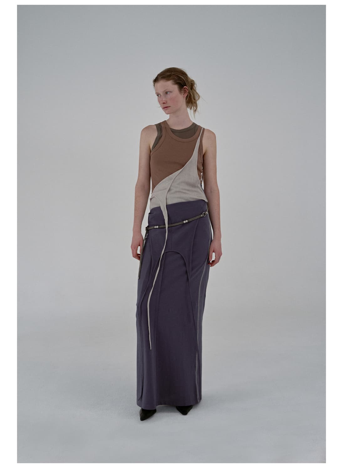 베르소 double layer halter neck dress 상품이미지1