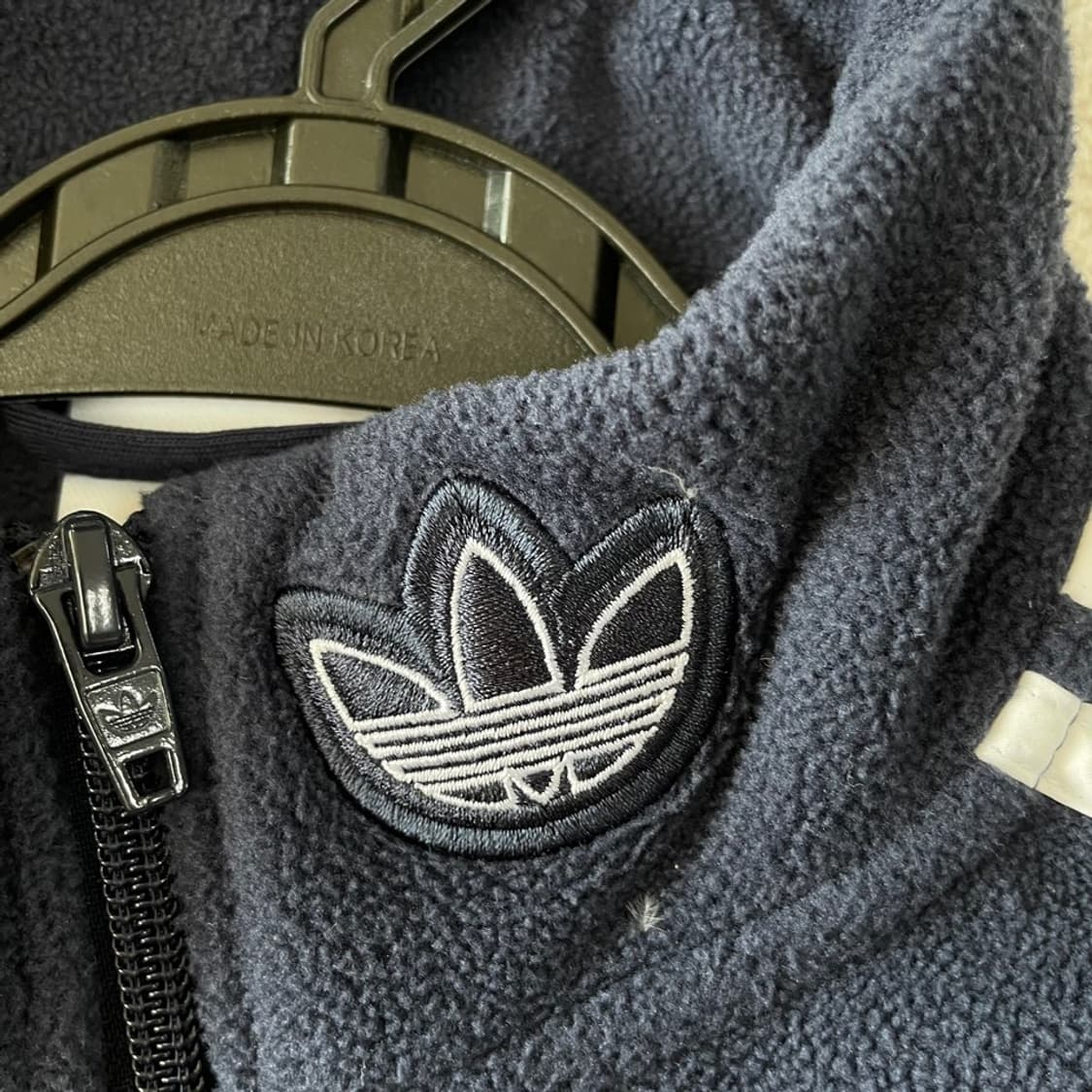 L 아디다스 발란타 후리스 풀오버 자켓 100 파이어버드 상품이미지5