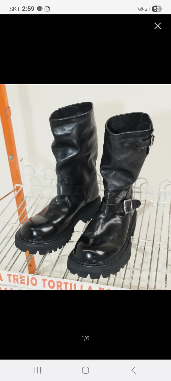 야세 말가죽 엔지니어부츠 상품이미지2