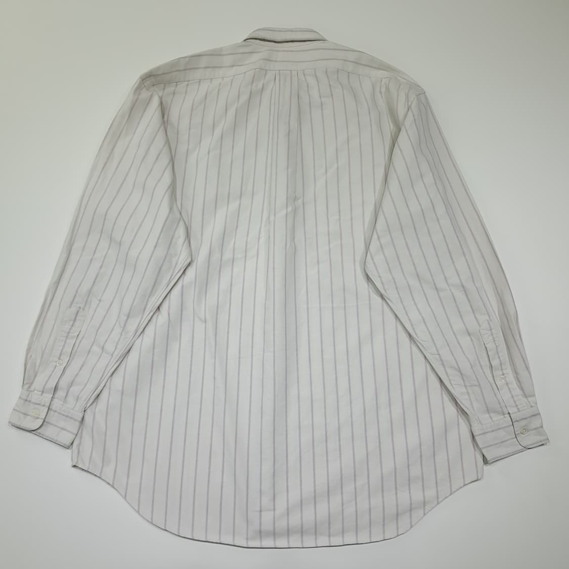 CK089 L 폴로 90s 싱가포르판 올드스쿨 스트라이프 워크 셔츠 남 상품이미지6