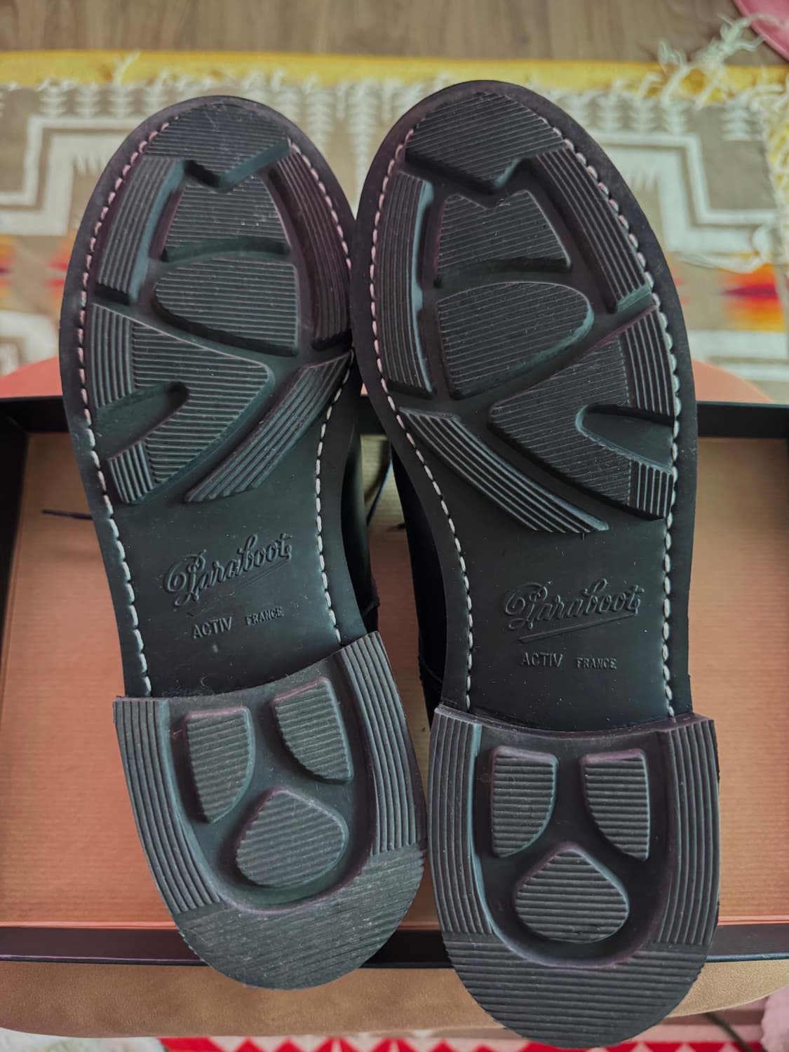 희귀) 파라부트 샴보드 스웨이드믹스 Noire Lis/Vel Marine 상품이미지5