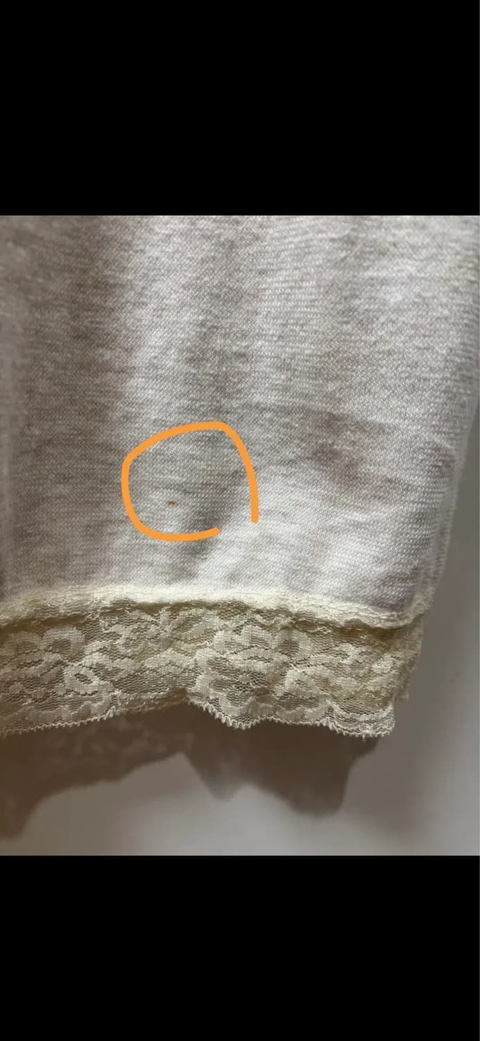 일본 빈티지 레이스 나시 오트밀 아이보리 베이지 면 코튼 민소매 상품이미지7