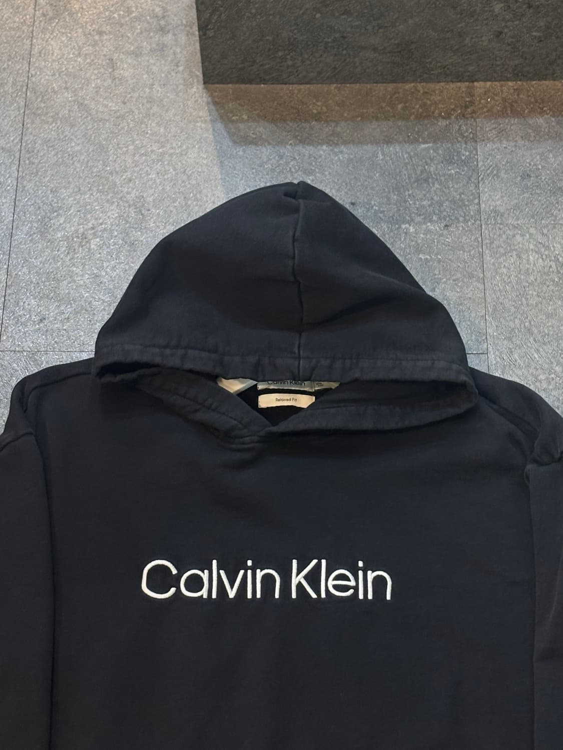 CK 캘빈클라인 후드티 블랙 L사이즈 상품이미지4