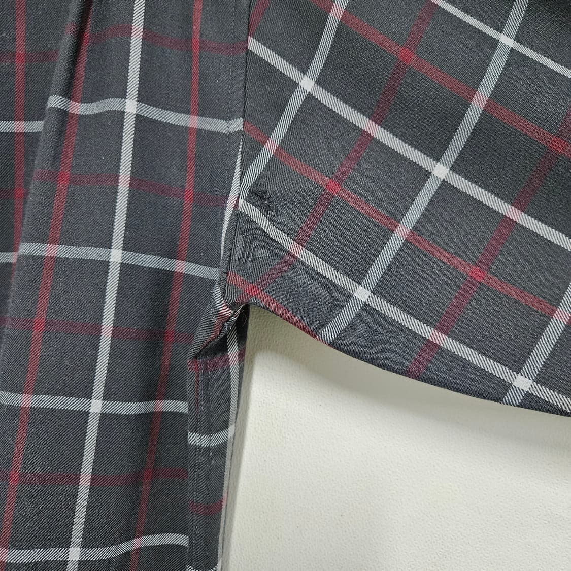 100 마에스트로 블랙 체크셔츠 (사진참고) 상품이미지4