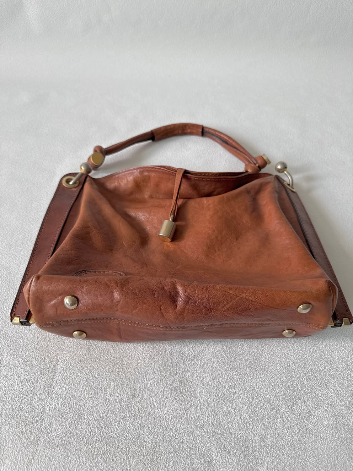HAND MADE 레더 숄더백(ITALY) 상품이미지3