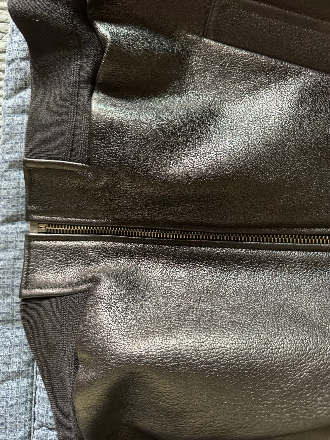 렉토 벤 고트 레더 자켓 M 상품이미지4