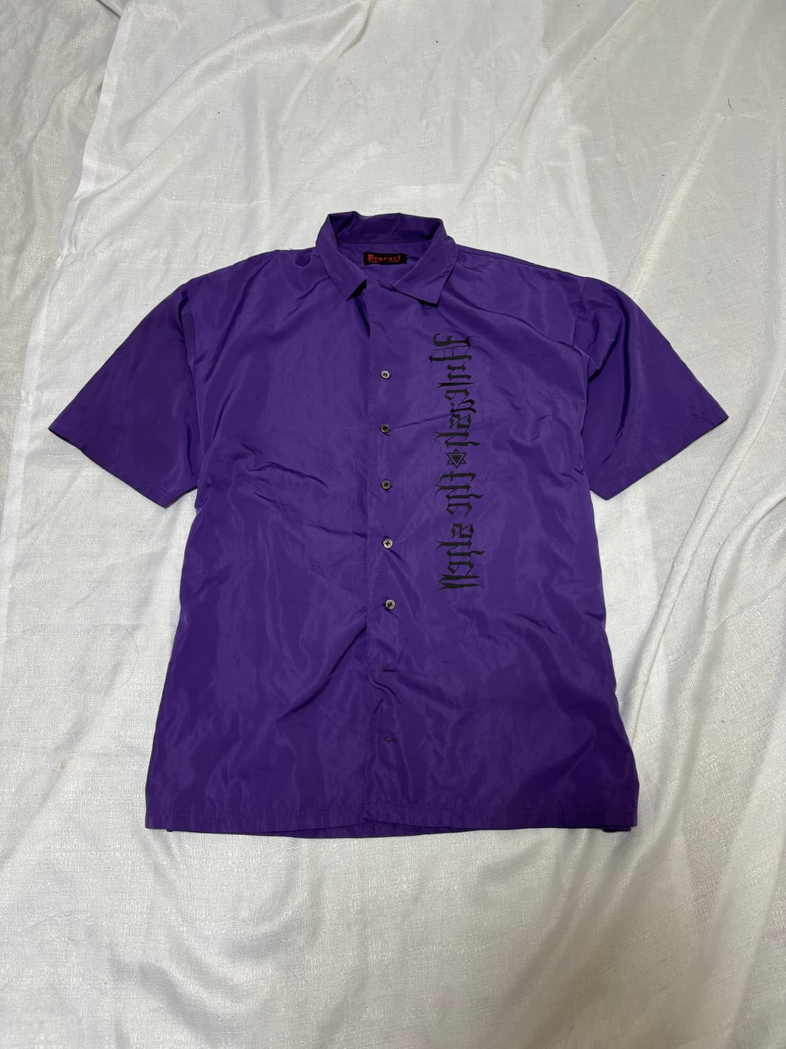 “Deorart” 00’s Gothic Back Print Purple  상품이미지1