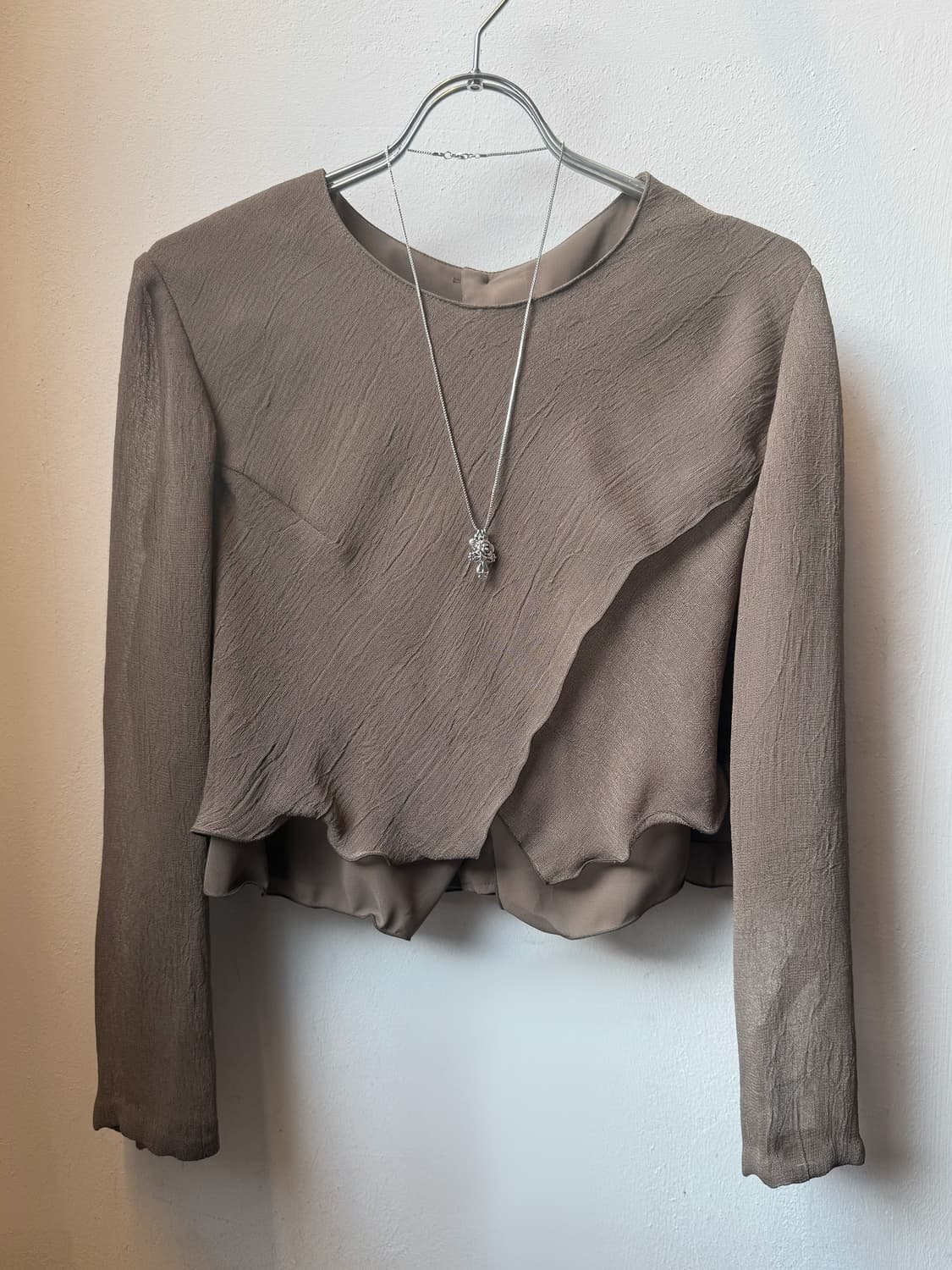 Slit Layered Blouse 0086 상품이미지1