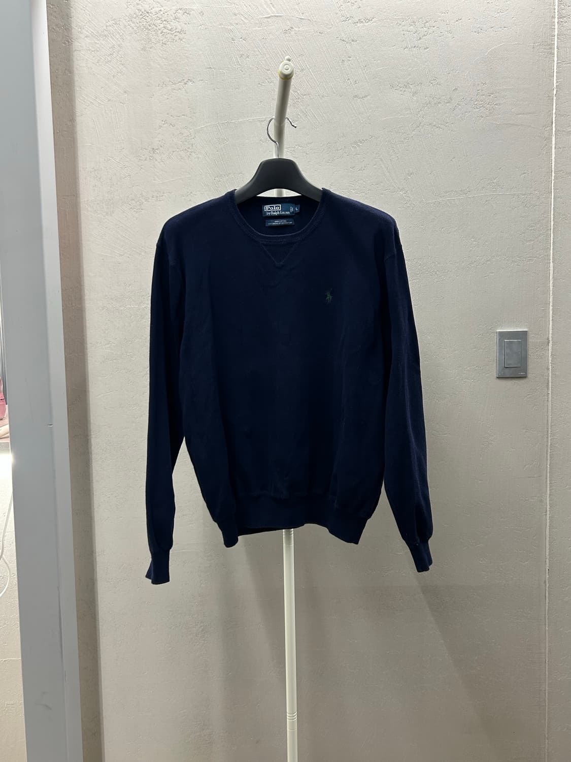 폴로 랄프로렌 브이넥 니트 네이비 상품이미지2