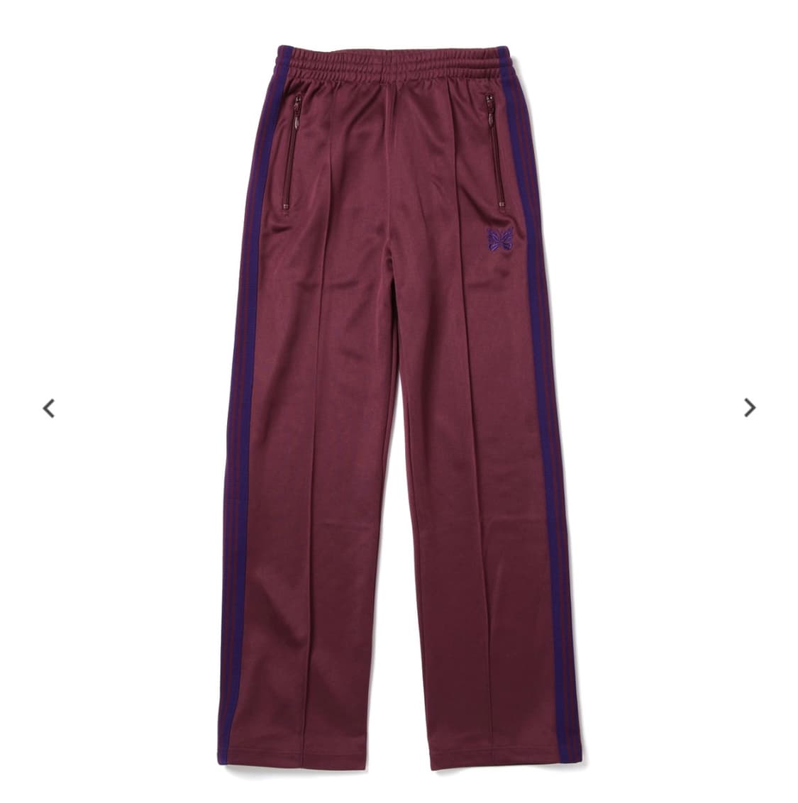 니들스 트랙팬츠 스트레이트핏 와인 s사이즈 상품이미지1