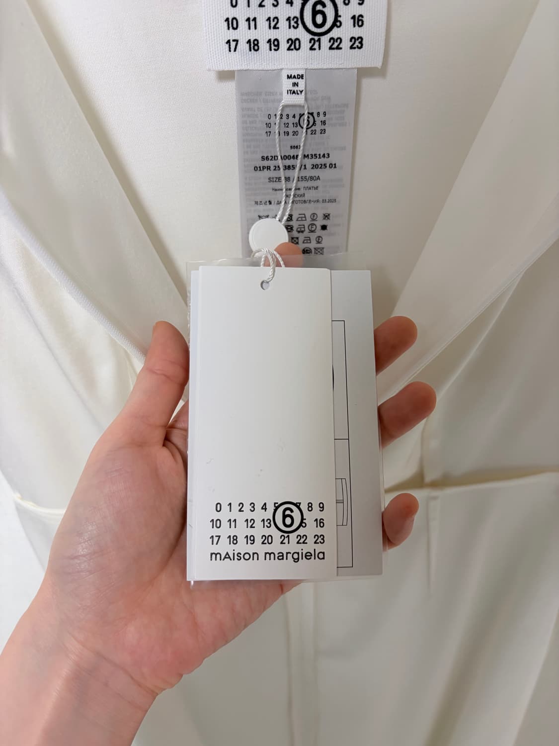 mm6 마르지엘라 새틴 컨버터블 미디 드레스 상품이미지6