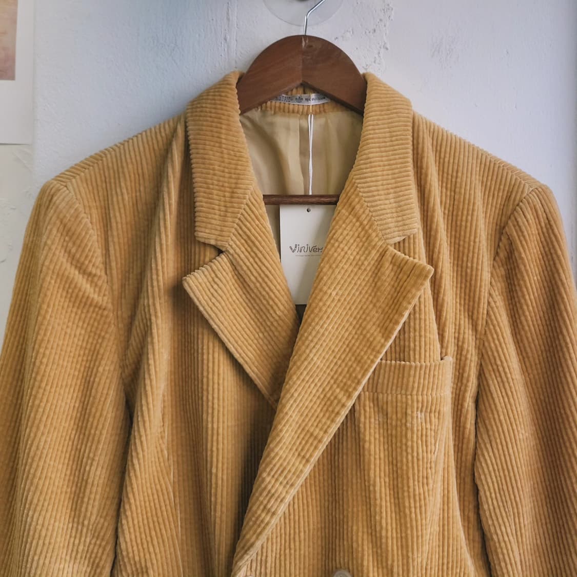 Nicole club 머스터드 코듀로이 자켓 상품이미지4