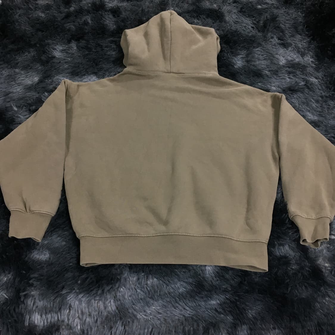 투티/0400 에센셜 후드티 카키 베이지 상품이미지2