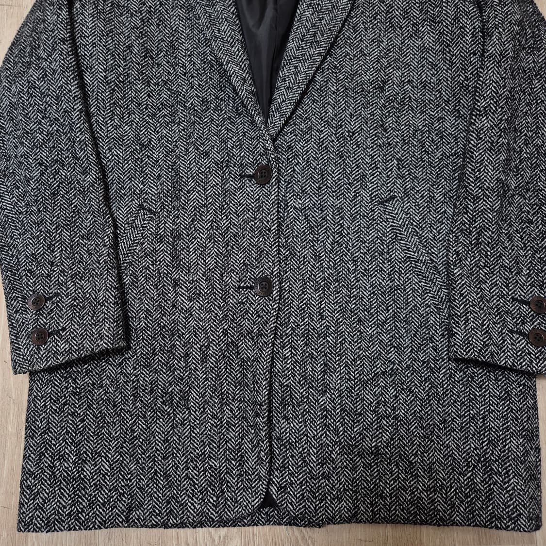 리바이스 스탠다드 모직 싱글 코트 S(90) 상품이미지3