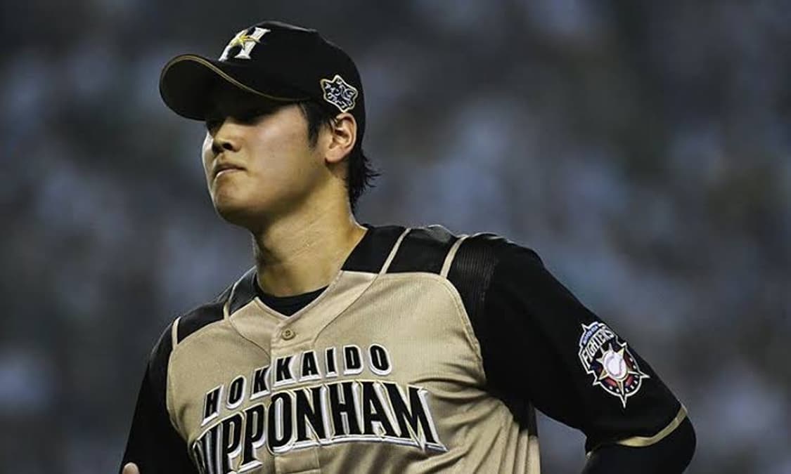 (미즈노)오타니 쇼헤이 니혼햄 파이터즈 홈 정품 유니폼 상품이미지8