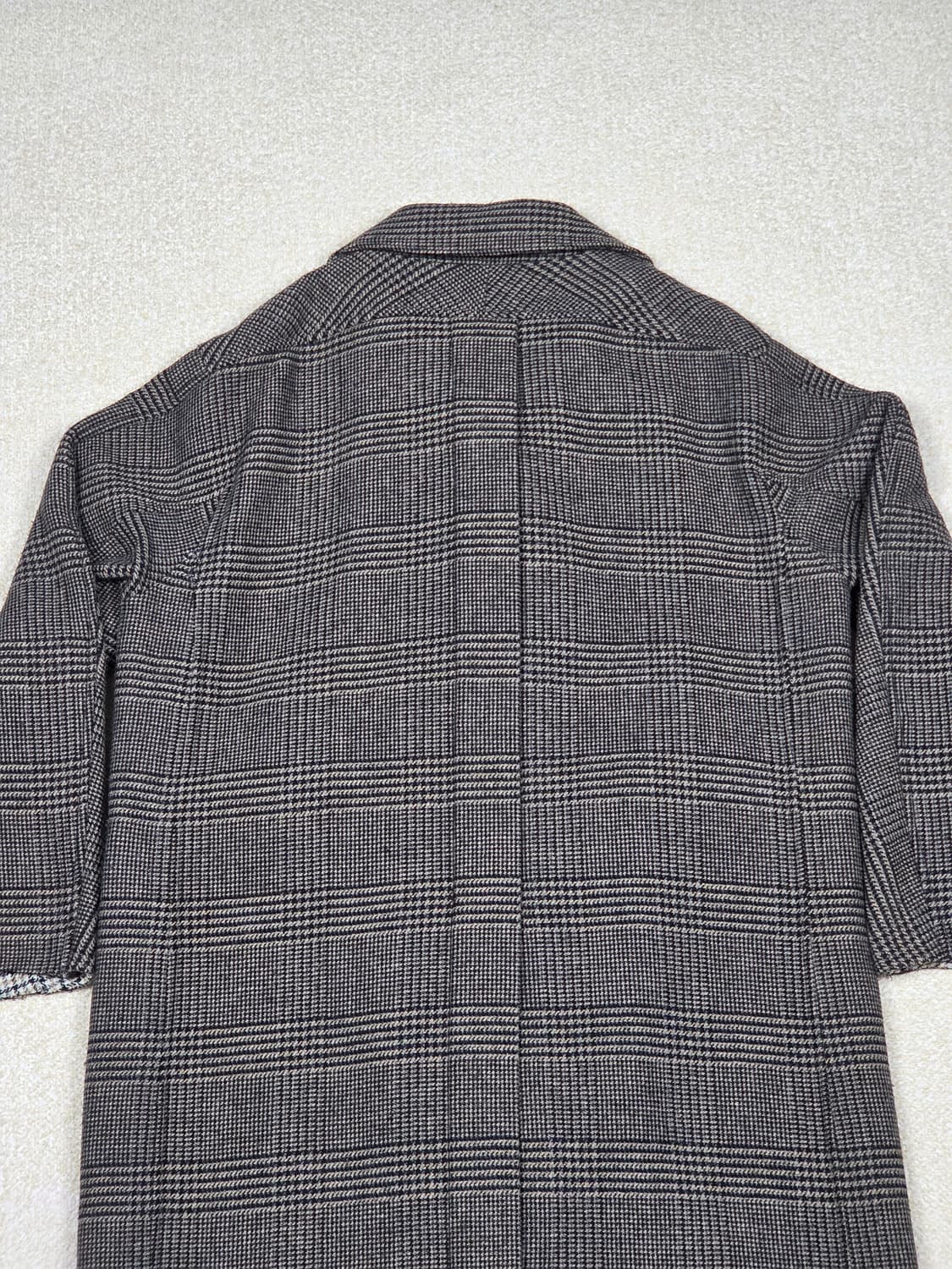 [시스템] 글렌 체크 울 블렌드 싱글 코트 | 00230 상품이미지6