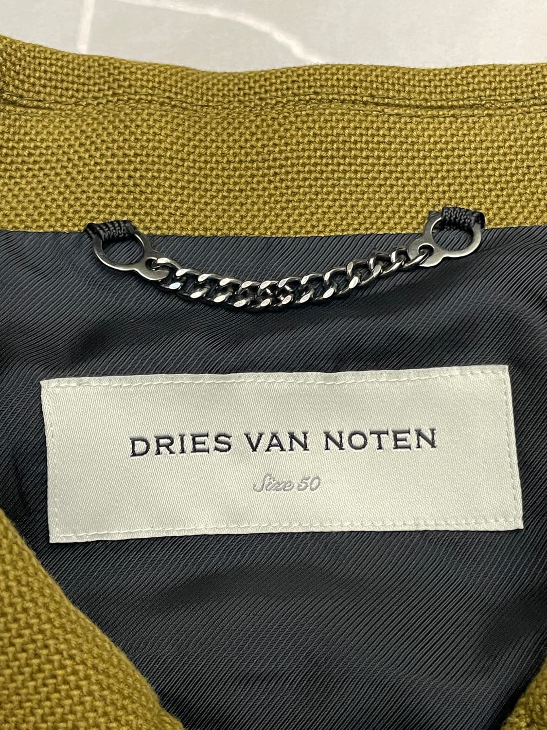 드리스 반 노튼 트윌 울 자켓 파워숄더 50 상품이미지7