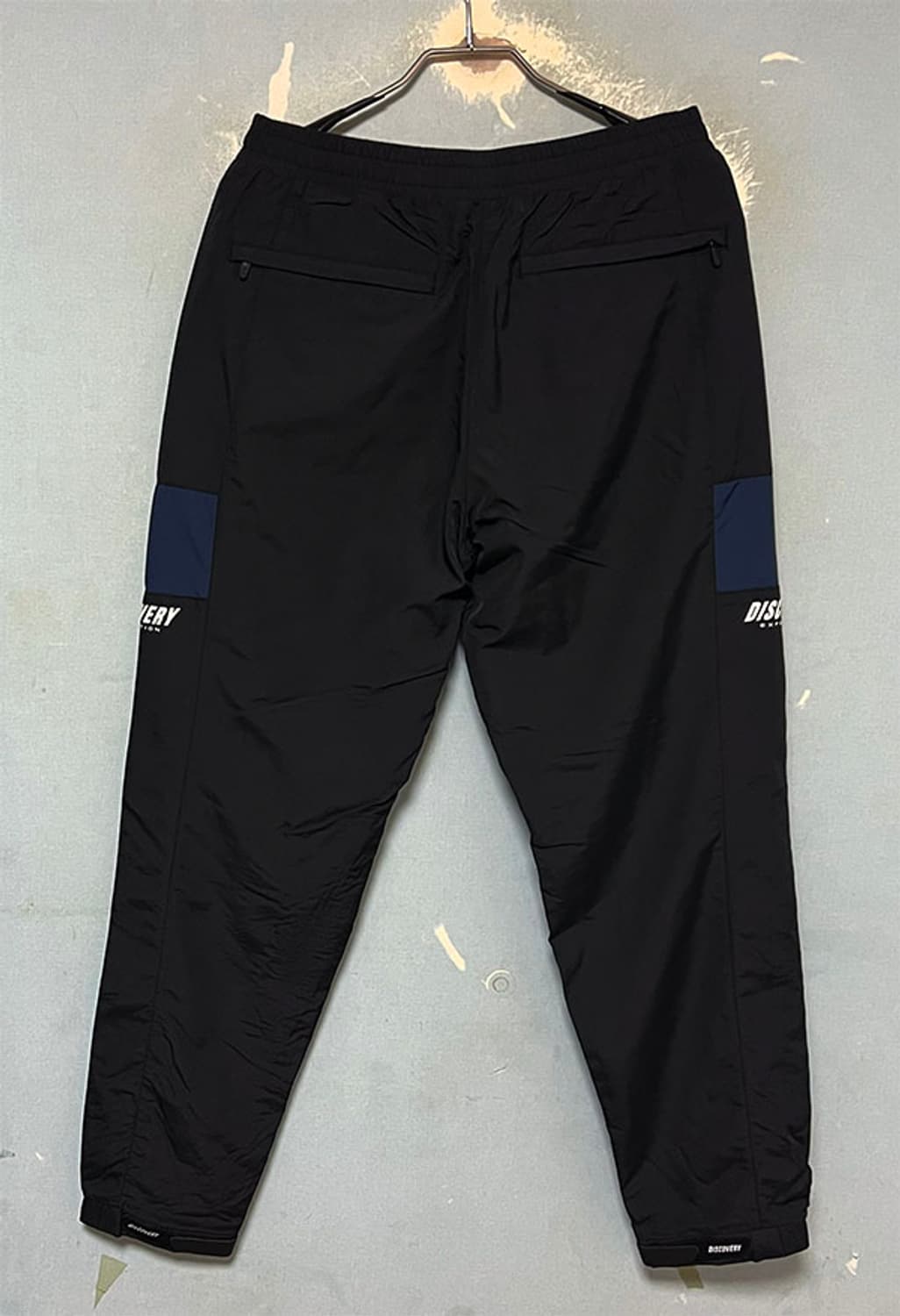 디스커버리 남자 우븐팬츠 춘추 조거 트랙팬츠 나일론 블랙 M 30 상품이미지2