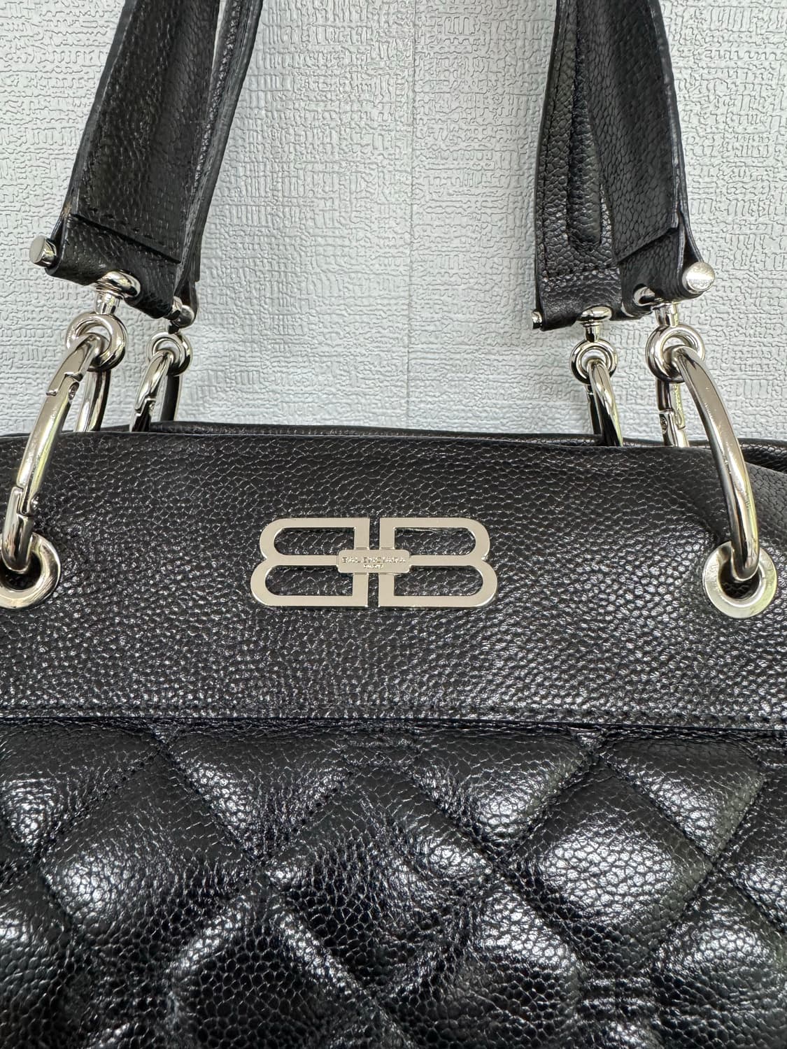 발렌시아가 BB은장 로고 레더 토트백 상품이미지5