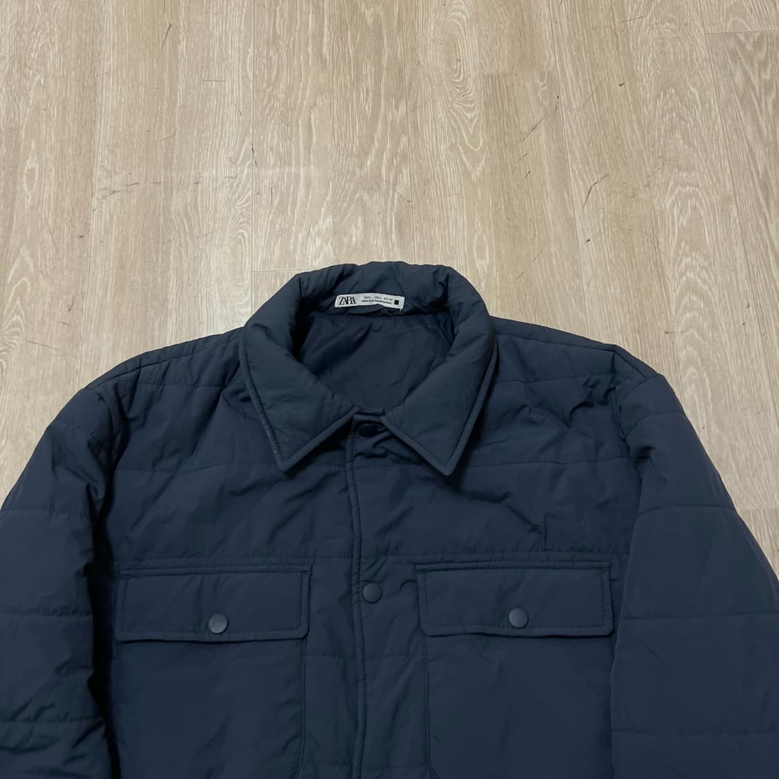 자라 남성 포켓 퀼팅 경량패딩 L/100  상품이미지2