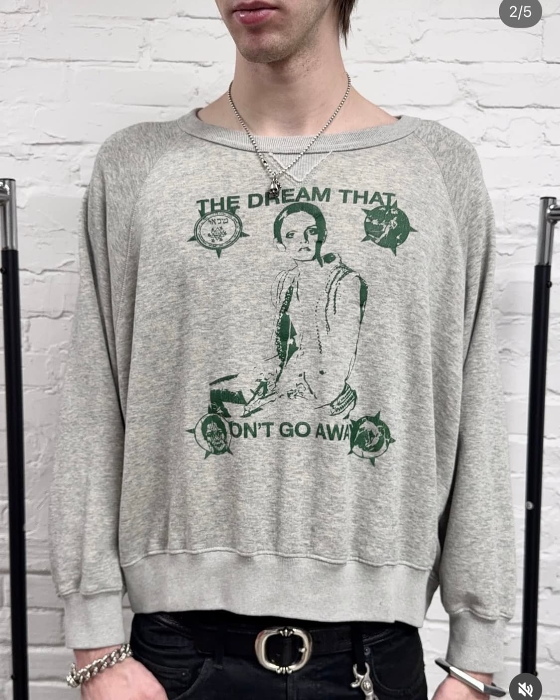 Erd The Dream that Won't Go 레글런 스웻셔츠 맨투맨 상품이미지1