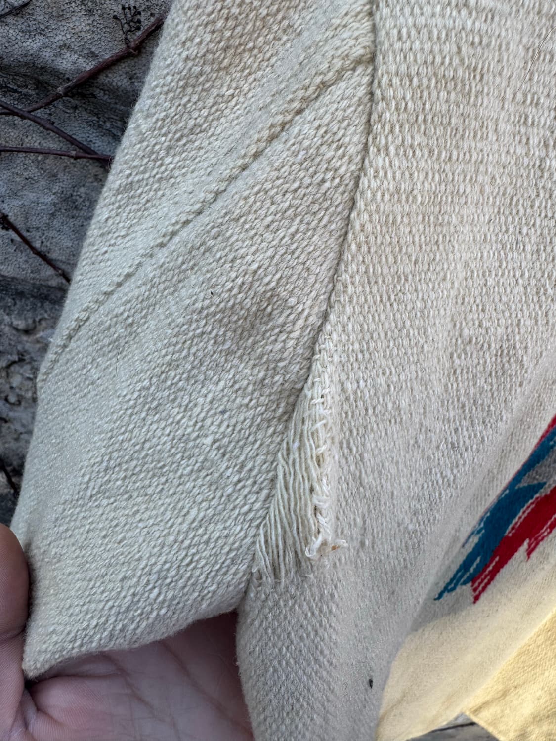 90s neyries 핸드 우븐 울 네이티브 오르테가 치마요 자켓 상품이미지7